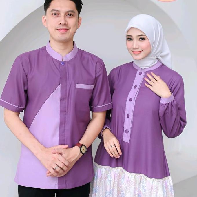 RORIS FASHION | AMMAR ZIRA COUPLE SET | Busana Muslim Pria dan Wanita