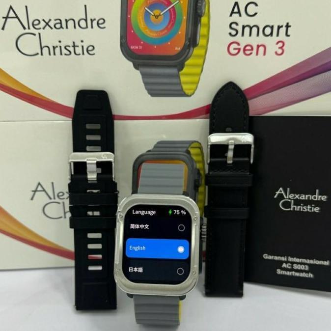 Alexandre Christie Gen 3 Smartwatch ACS003 AC S003 Jam Tangan Unisex Pria Wanita Orinal Garansi Resm