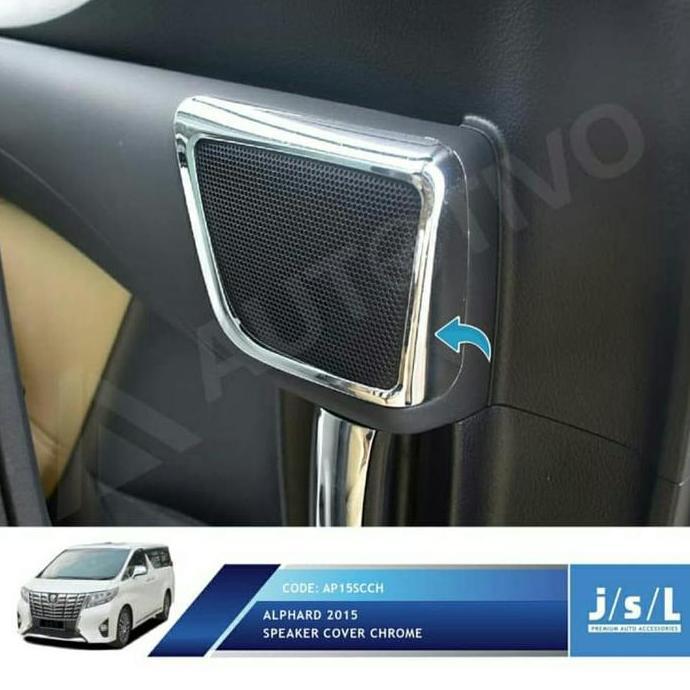 List Chrome Speaker All New Alphard List Cover Chrome Speaker Alphard Harga Spesial