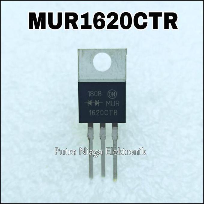 Murah (1) Dioda MUR1620CTR TO-220 / MUR1620 Dual Fast Recovery Diode 16A 200V putran1a Kualitas Baik