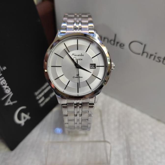 Jam Tangan Wanita Alexandre Christie Ac 8348 LD Stainless
