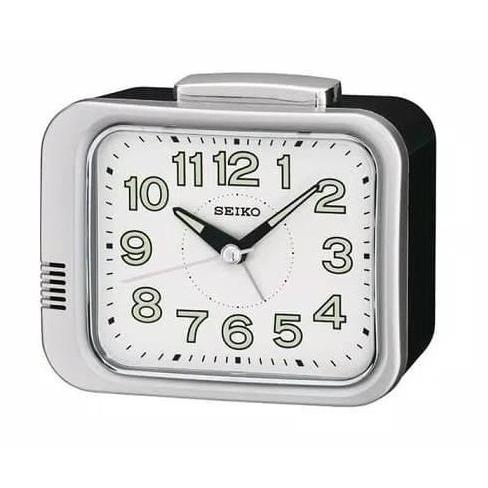 Jam Meja Weker Seiko Qhk028S Original Sweep Alarm Lumibrite Qhk028