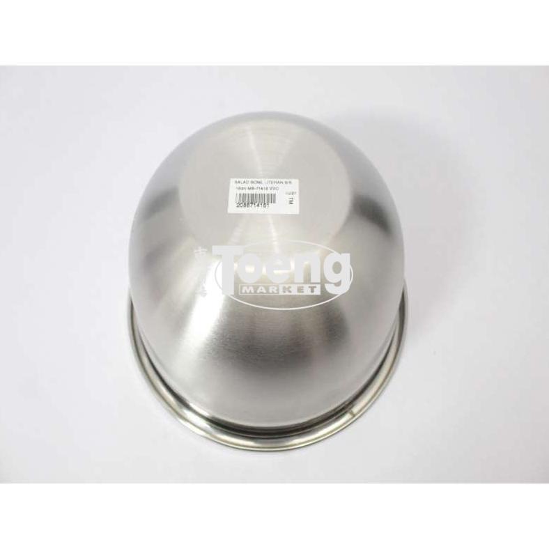 MIXING BOWL / SALAD BOWL / BASKOM STAINLESS LITERAN 16cm MS-71416 VAVINCI 714161 baskom