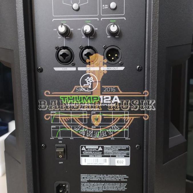Terlaris Mackie Thump 12A Speaker