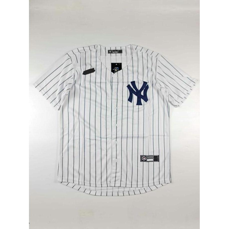 Baju Jersey Baseball New York Yankees NY Putih Import Quality