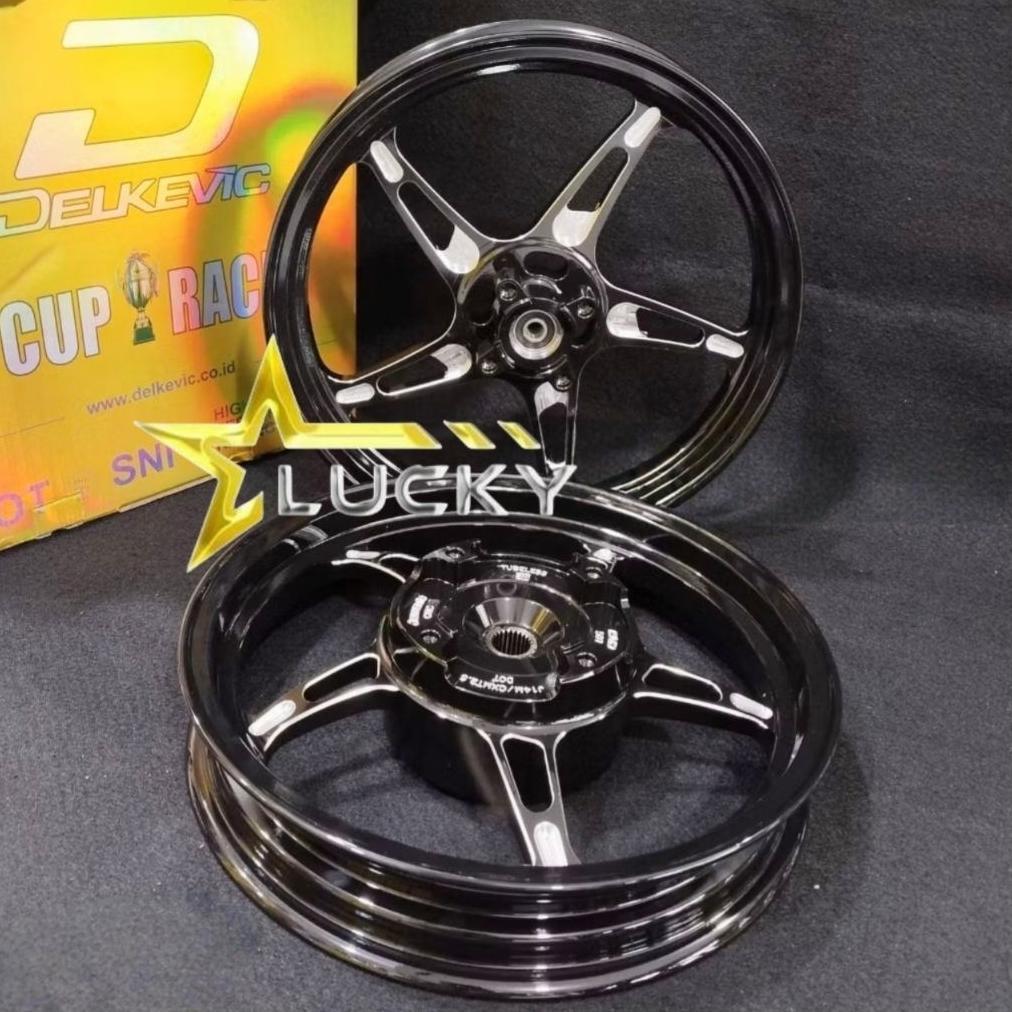 VELG DND DELKEVIC K SPEED BINTANG LAUT VARIO 160 ABS/STYLO ABS RING 14/PELEK VELEG VELG RACING STYLO