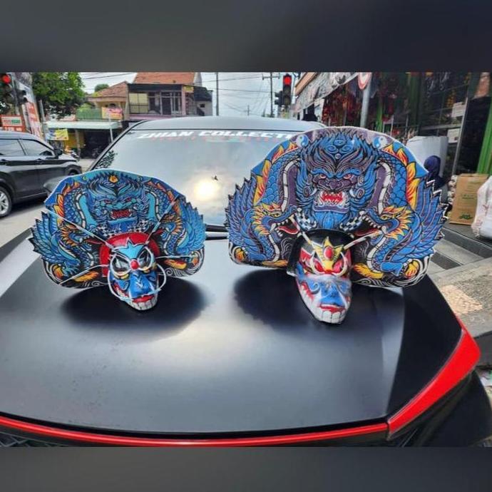 Barongan macan ,caplok kayu devil , jaranan , kuda lumping , jaran kepang mainan anak-anak.