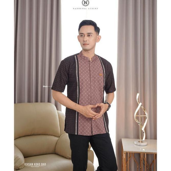 ICHSAN EVVA BLACK SARIMBIT TERBARU 2024 HITAM NADHERA LUXURY COUPLE FAMILY KELUARGA LEBARAN RAYON MU