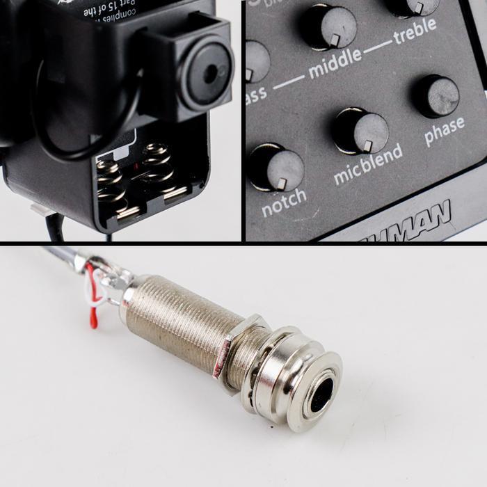 Fishman Presys Blend Preamp Amplifier Gitar Eq Tuner - Eq-201 Original Dan Terpercaya