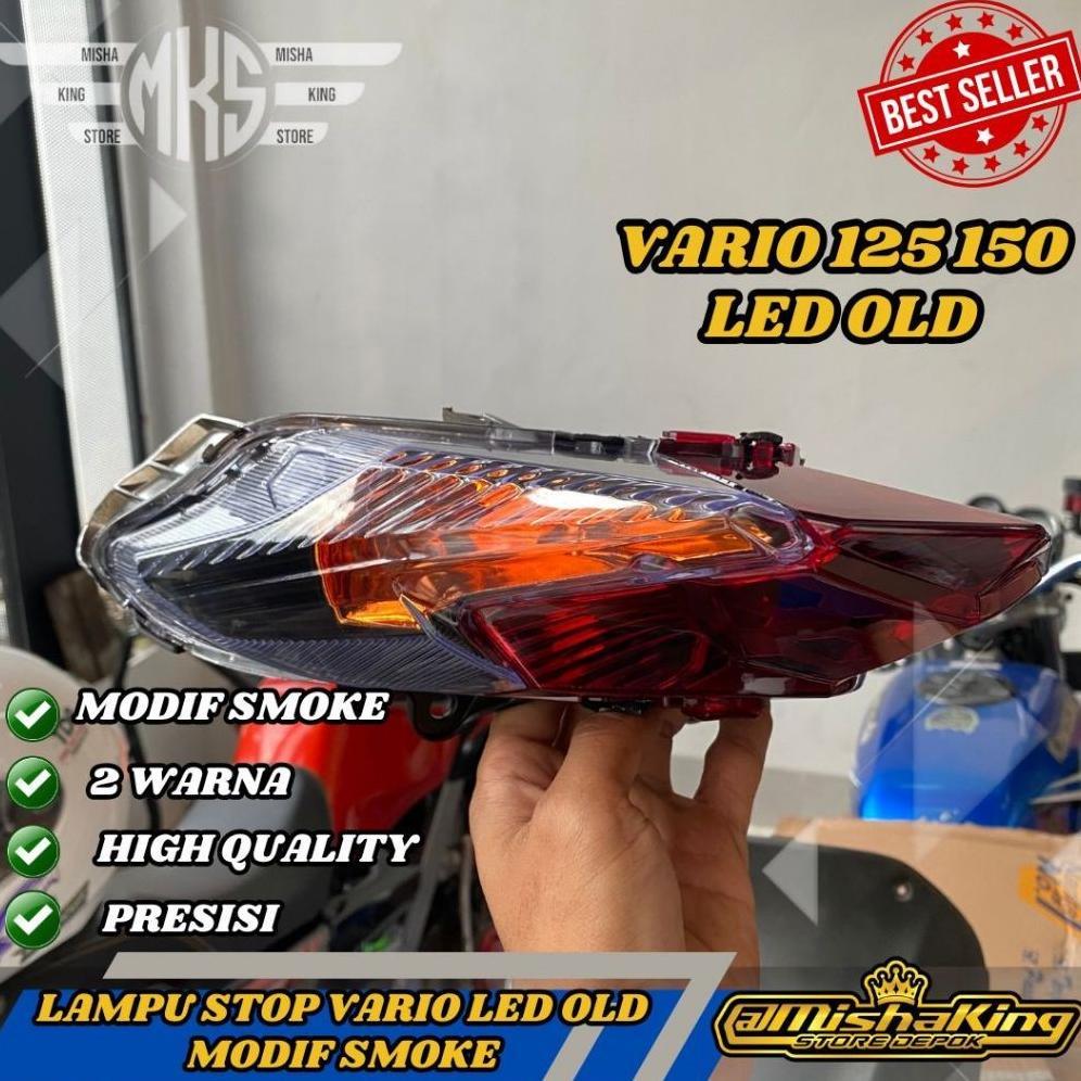 Lampu Belakang Vario LED OLD 150 125 SMOKE ORANGE