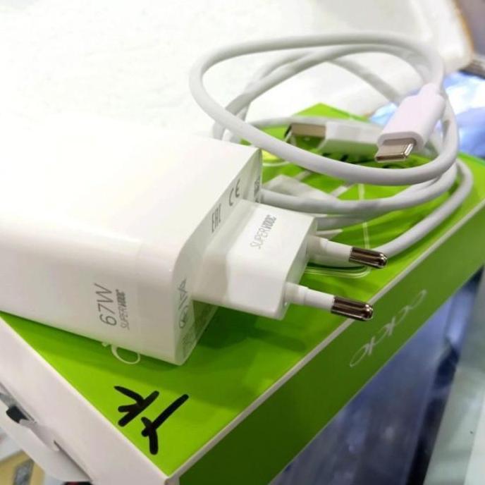 New- Charger Oppo SUPER VOOC 67W Kabel Tipe C Type-C 67 Watt Oppo A98 A92