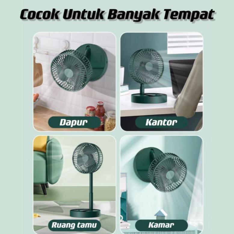 TERBARU NEW [BISA COD] KIPAS ANGIN LIPAT / KIPAS MEJA / KIPAS ANGIN PORTABLE PUTAR 180 PORTABLE MINI