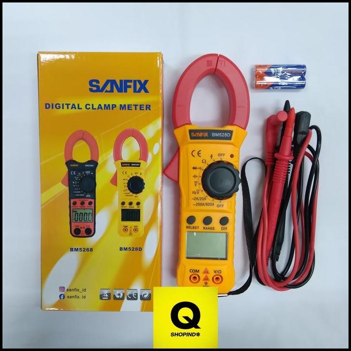 SANFIX BM528D/ BM 528D Digital Clamp Tang Ampere 600A,AC best seller