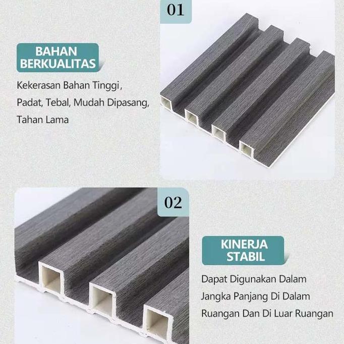 Promo SanKarpet-Panel dinding slatwall-Panel dinding akustik-Panel dinding dekoratif untuk dinding i