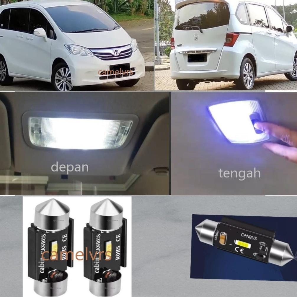 BESTPROMO Bohlam Plafon Lampu kabin LED Putih Honda Freed