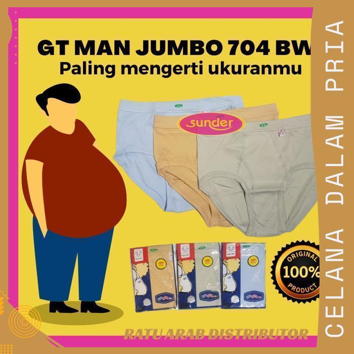 CD PRIA JUMBO GT MAN 704BW XXL CELANA DALAM COWOK GT MEN ORI PROMO TERJAMIN BEST