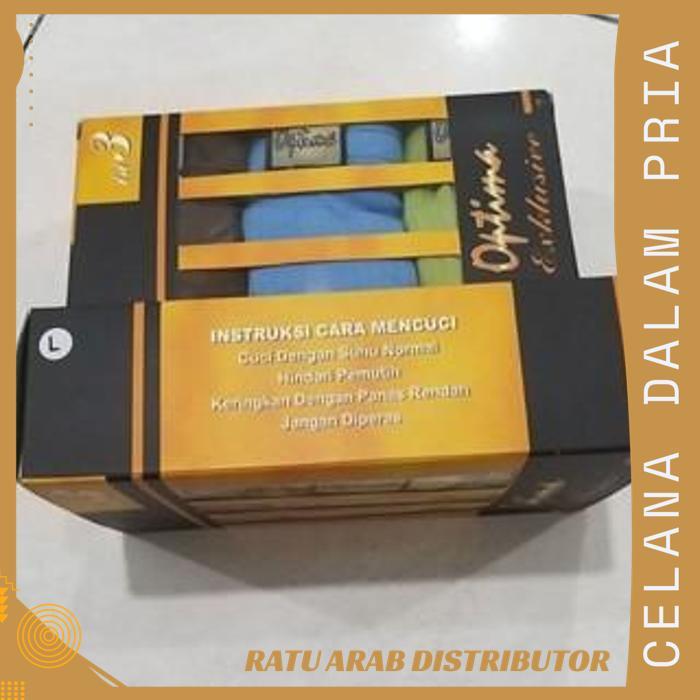 CD / CELANA DALAM PRIA OPTIMA 818 KUNING [3PCS] BEST PRODUK