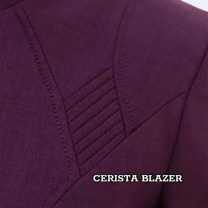 Seragam Blazer Ungu Tua set Rok (273)