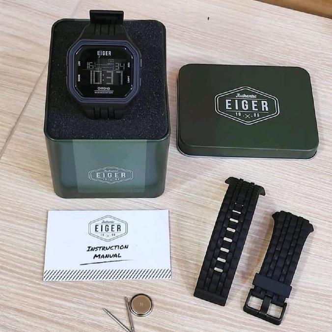 Eiger Lenville - Jam Tangan Digital Pria - Original