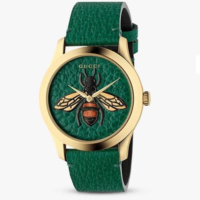 Ready Gucci G-Timeless Green Bee Watch