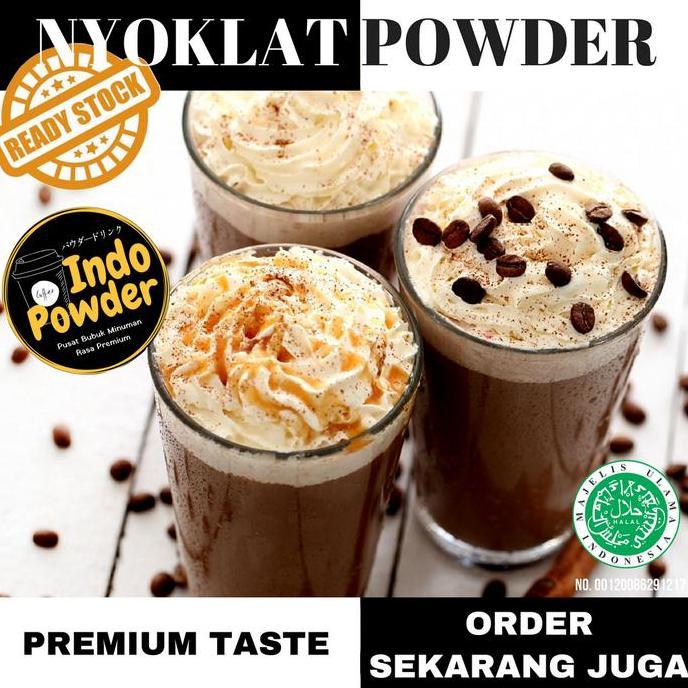BAYUGETROAS - BUBUK MINUMAN COKLAT PREMIUM POWDER CHOCOLATE NYOKLAT UNTUK USAHA MINUMAN
