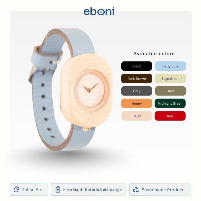 Eboni Jam Tangan Kayu ''Pandora Series''