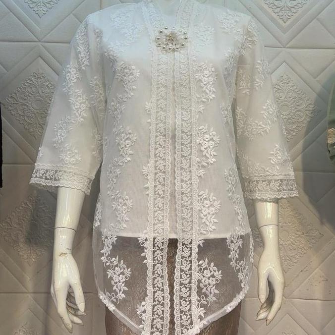 Kebaya katun organza polos