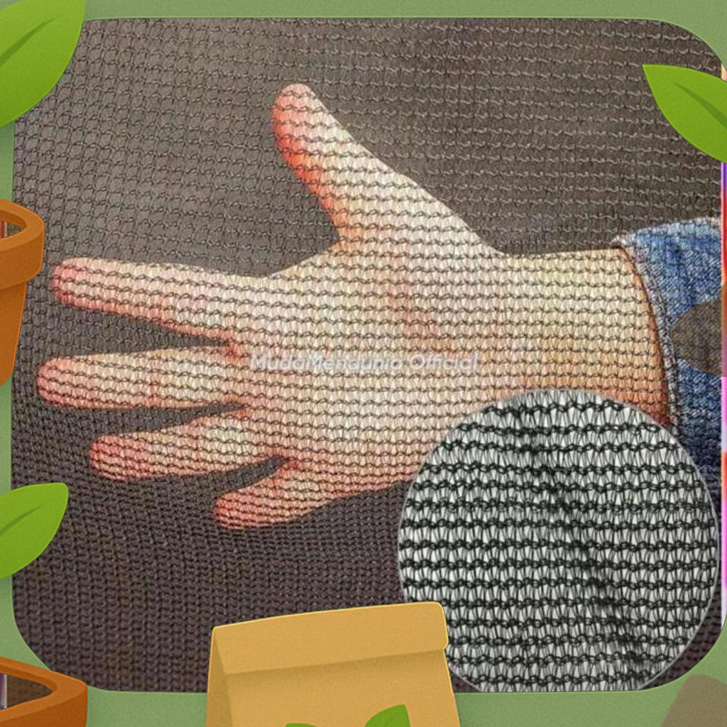 Paranet Nilon Nylon 75% Lebar 3 Meter Shading Rate Import Jaring