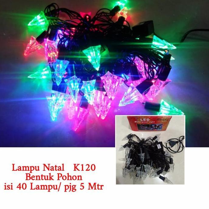 Lampu Pohon Natal Hiasan Aksesoris Ornamen Gantungan Pohon Natal