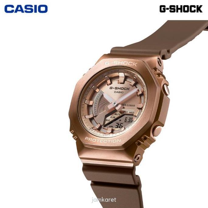 JAM TANGAN WANITA CASIO G-SHOCK MINI GM-S2100BR-5A ORINAL- GMS2100BR