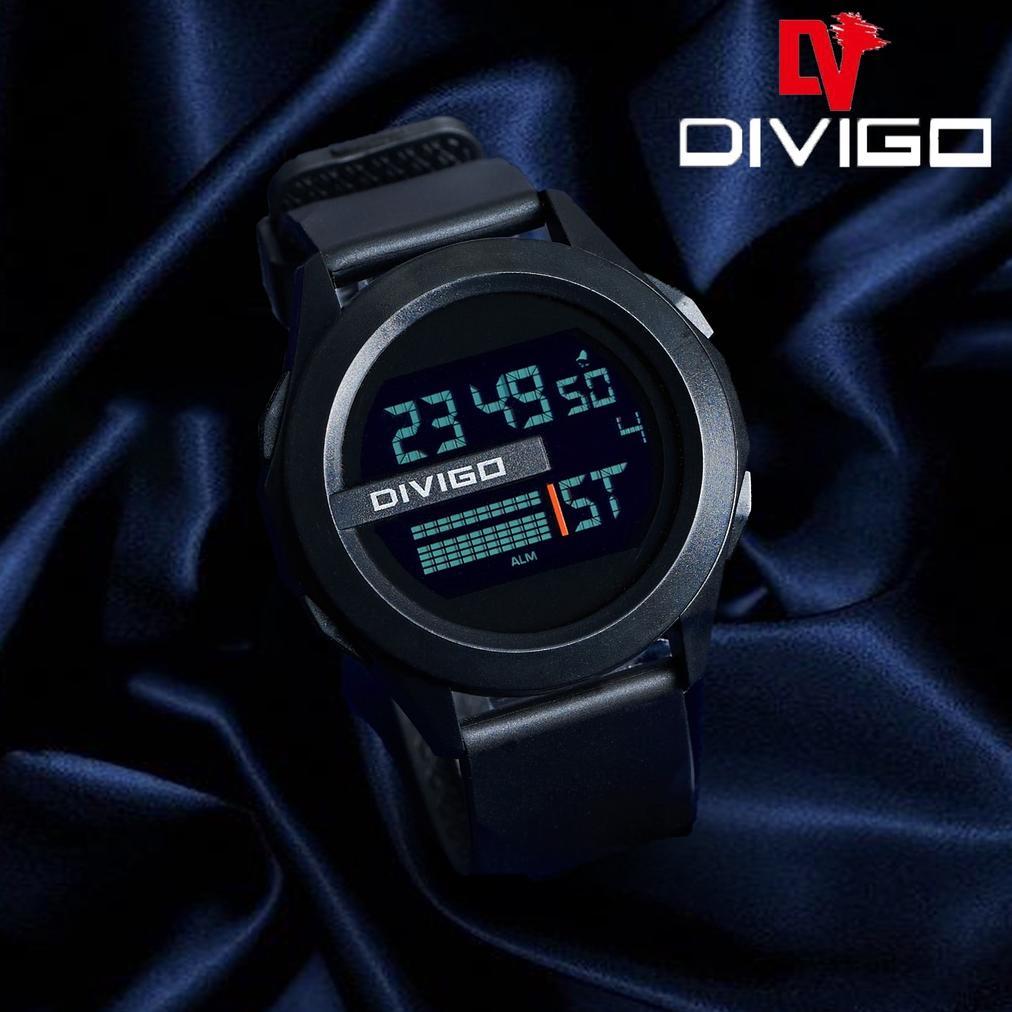 Kualitas Tertinggi {Grosir} Jam Tangan Pria Digital Divigo Dv-2101 Original Water Proof 3Atm