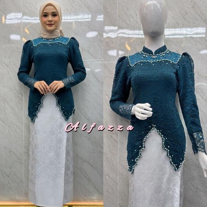 Terbaru Kebaya Wisuda / kebaya Brukat Modern / Kebaya pesta Payet ( Payet jahit Manual )