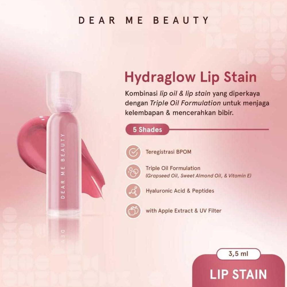 Free Ongkir Dear Me Beauty Hydraglow Lip Stain 3.5Ml - Lipstik Cair Stain By Dear Me Beauty