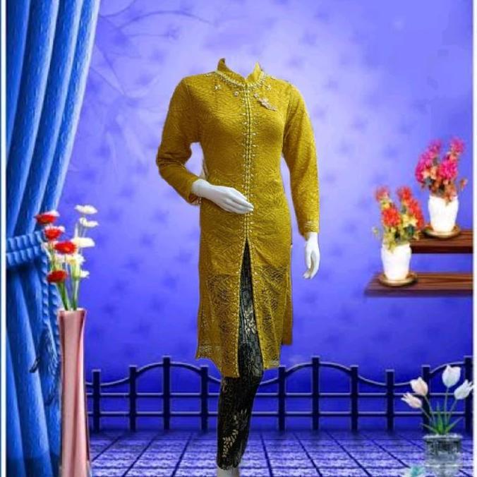 kebaya tunik Malibu Katun Katun