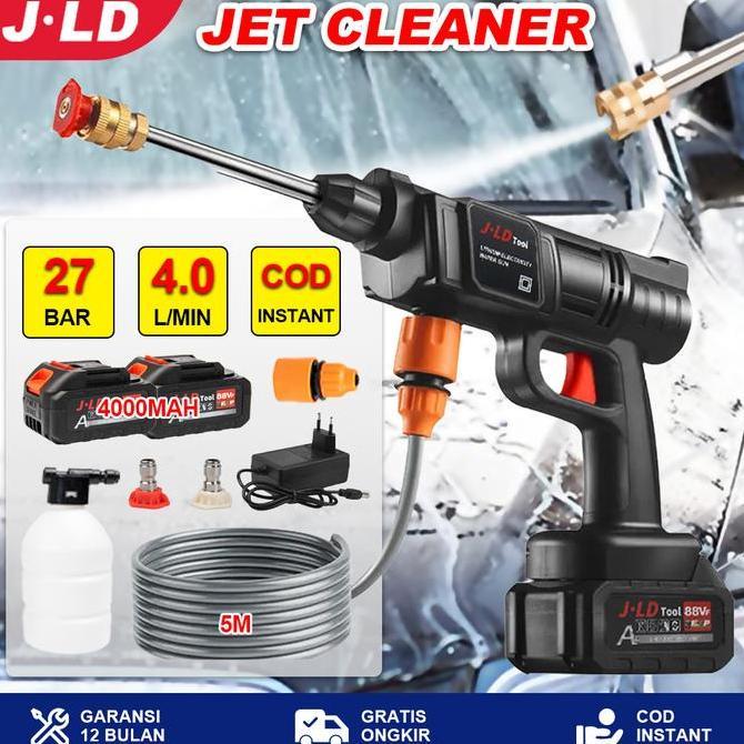 yatinkera44 - jld jet cleaner cordless - high pressure washer portable termurah