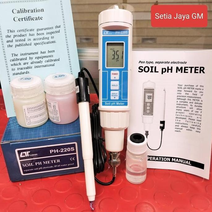 Lutron PH-220S Pen Soil PH Meter - alat ukur PH tanah, daging, cream, dan sejenisnya