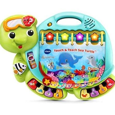 BEST SELLER VTech Touch and Teach Sea Turtle Interactive Learning Book, Green