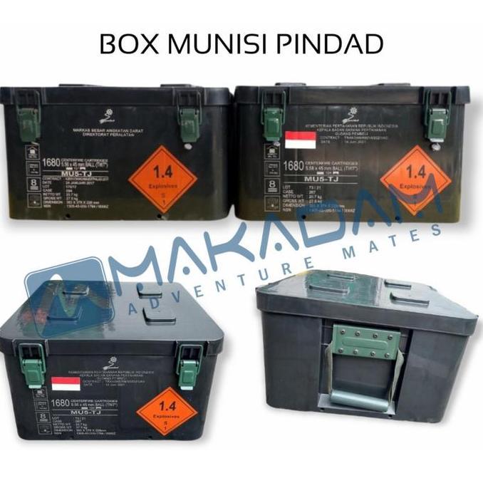 Box Kotak Peluru Munisi Amunisi Pindad Original