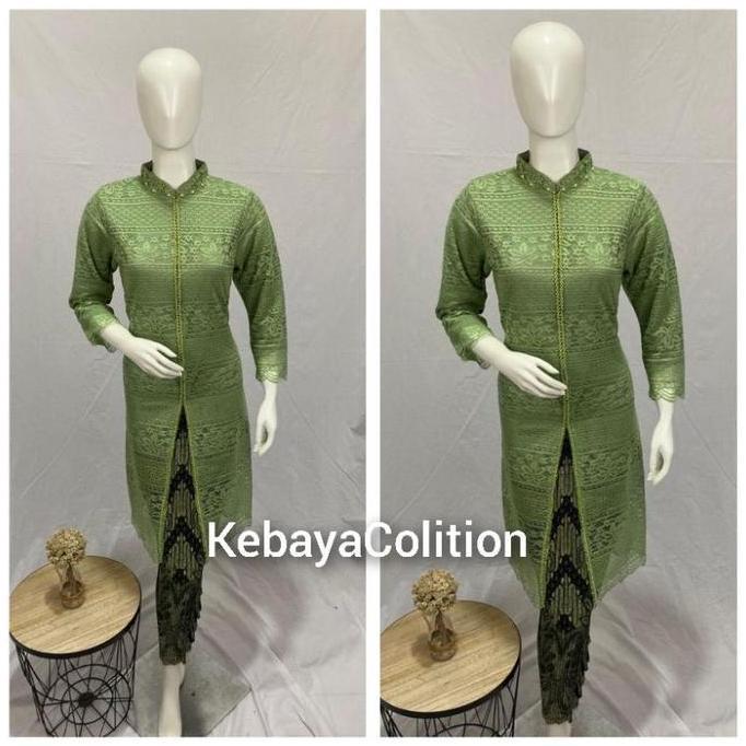 Kebaya sanghai payet Bunga