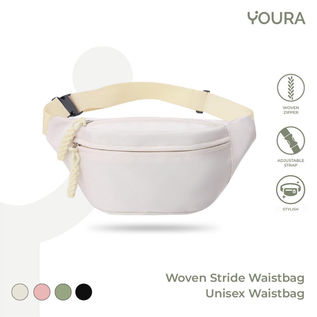 Youra - Tas Pinggang Unisex Pria Wanita / Waist Bag Unisex / Tas Pinggang Waterproof Korea Import