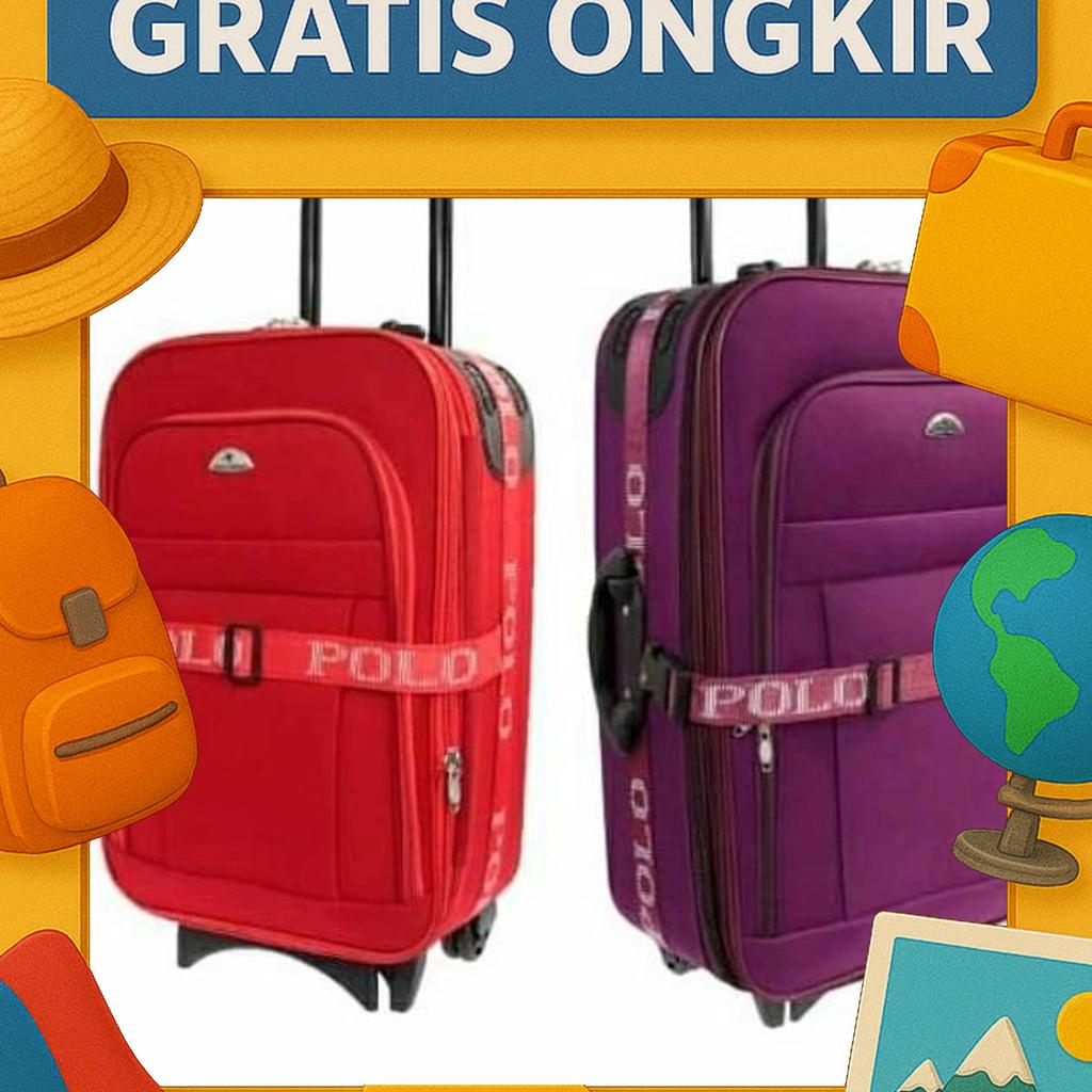 Koper 20 Inch Polo Bahan Kain 20 Inci