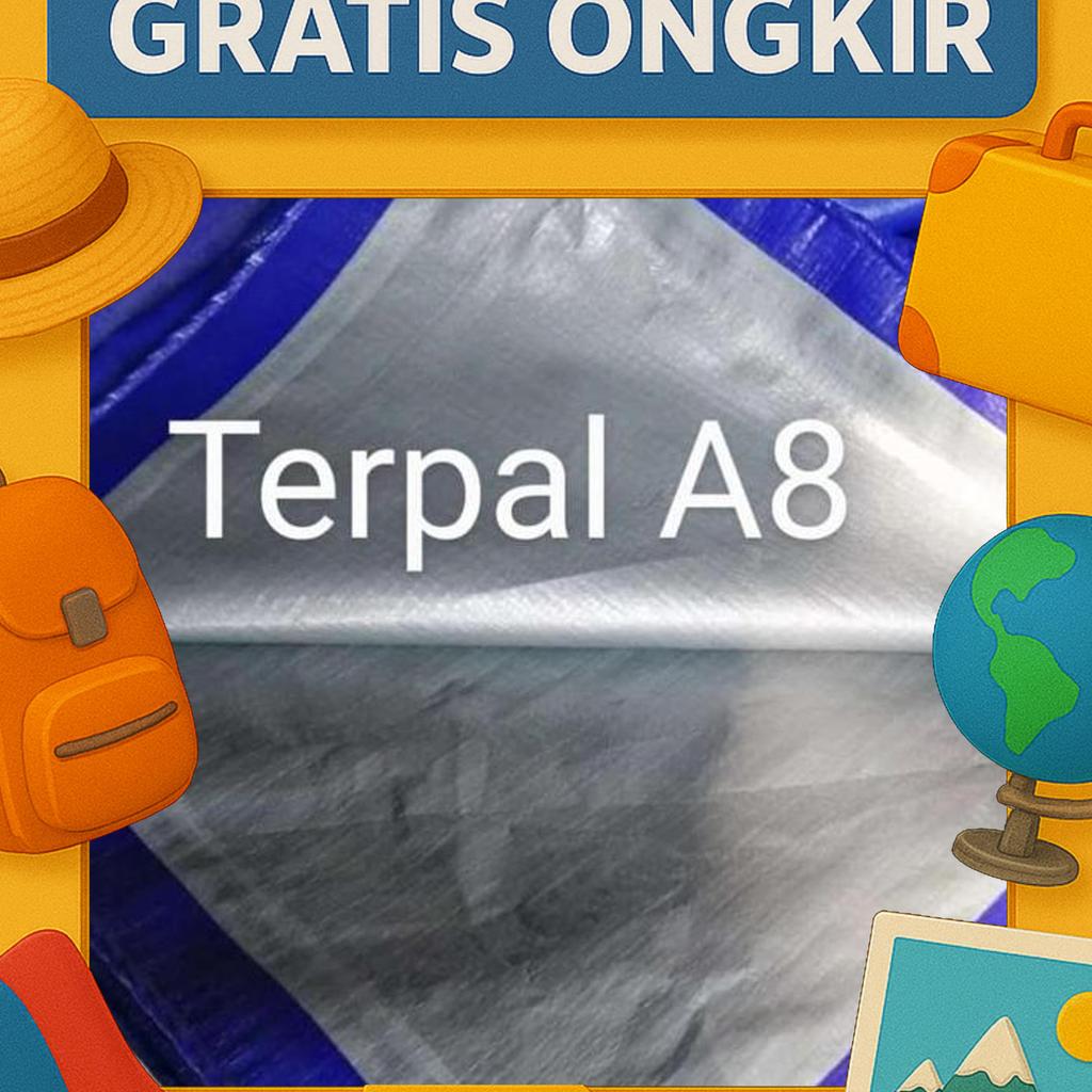 Terpal A8 Ukuran 4X6 Atau 4 X 6 Meter