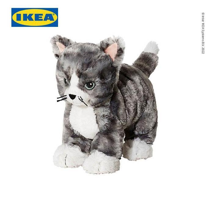 jayabk- IKEA LILLEPLUTT Boneka Kucing 26 cm Bahan Poliester