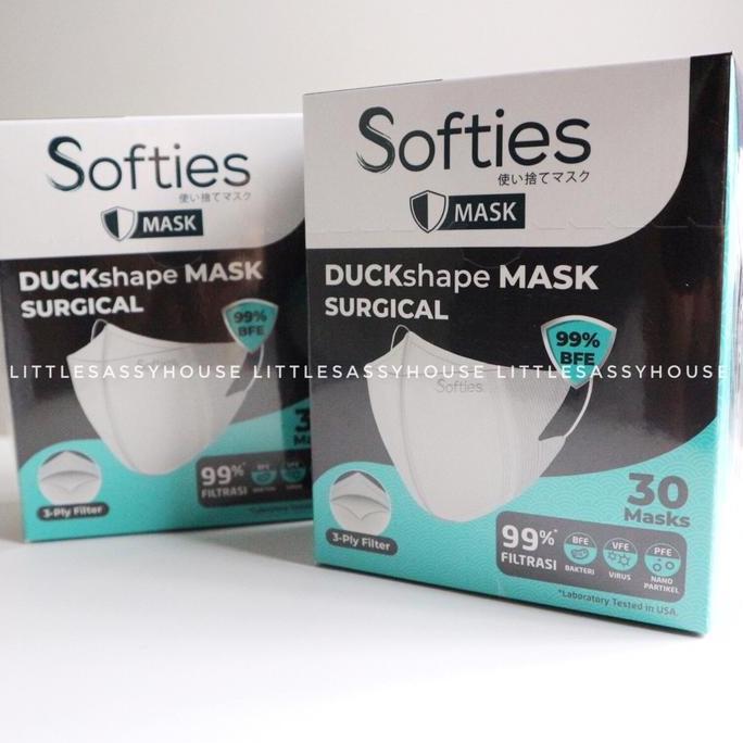 MASKER SOFTIES DUCKSHAPE SURGICAL BOX - masker duckbill - littlesassyhouse