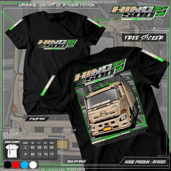 Kaos Truk Hino Rfr051 Kaos Truk Kaos Truk Garansi
