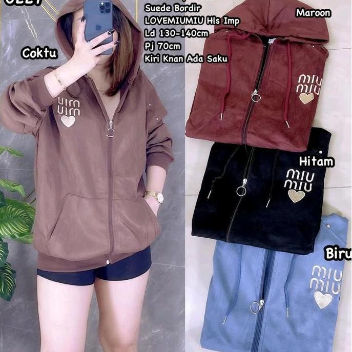 Jaket Suede Import Wanita