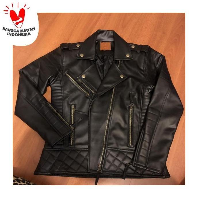 jaket semi kulit wanita (Jaket kulit, jaket motor, jaket touring)