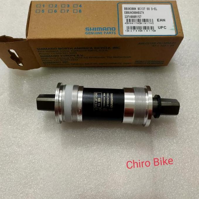 Promo BB kotak bottom bracket SHIMANO UN300 127 sepeda mtb balap 127mm Diskon
