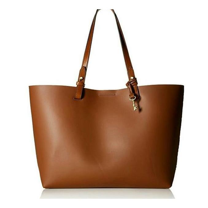 fossil ratchel tote brown