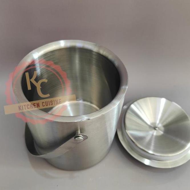 Ice Bucket Stainless Steel 304 Double Wall / Thermos Es / Wadah Es Batu / Tempat Es Batu stainless
